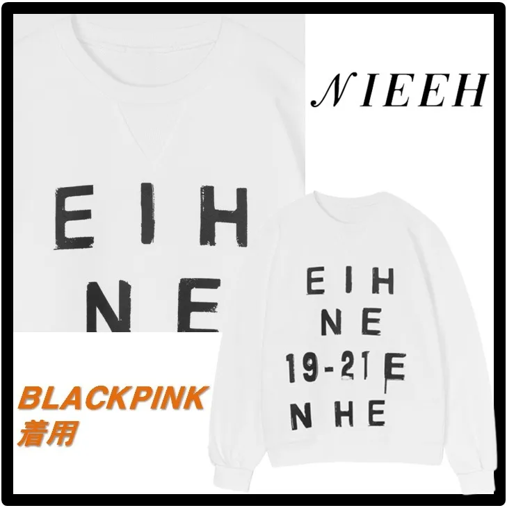 NIEEH  |Unisex Street Style Logo Hoodies & Sweatshirts