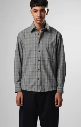 NN07 Hans Shirt in Grey Check