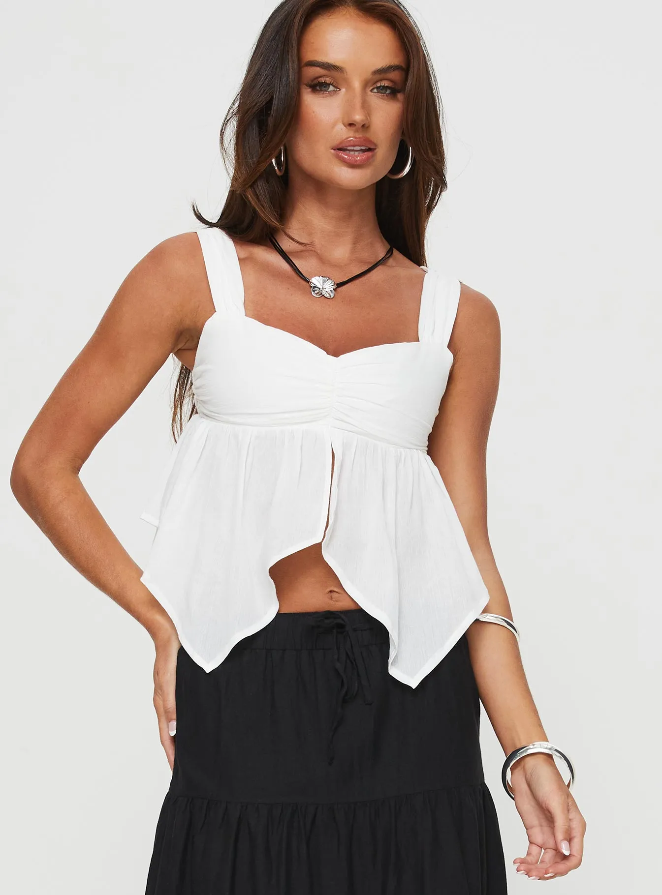 Odalys Top White