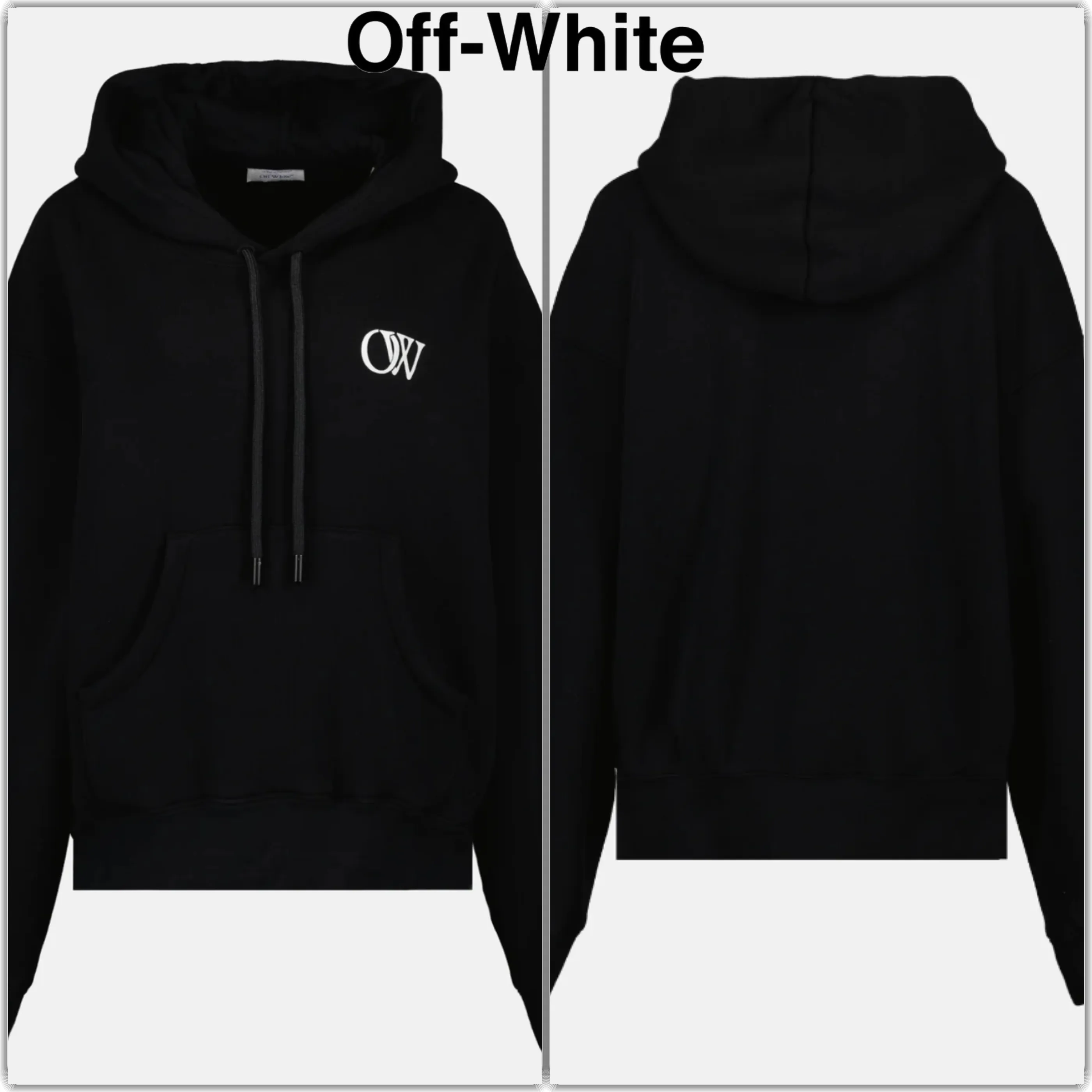 Off-White  |Street Style Logo Hoodies & Sweatshirts