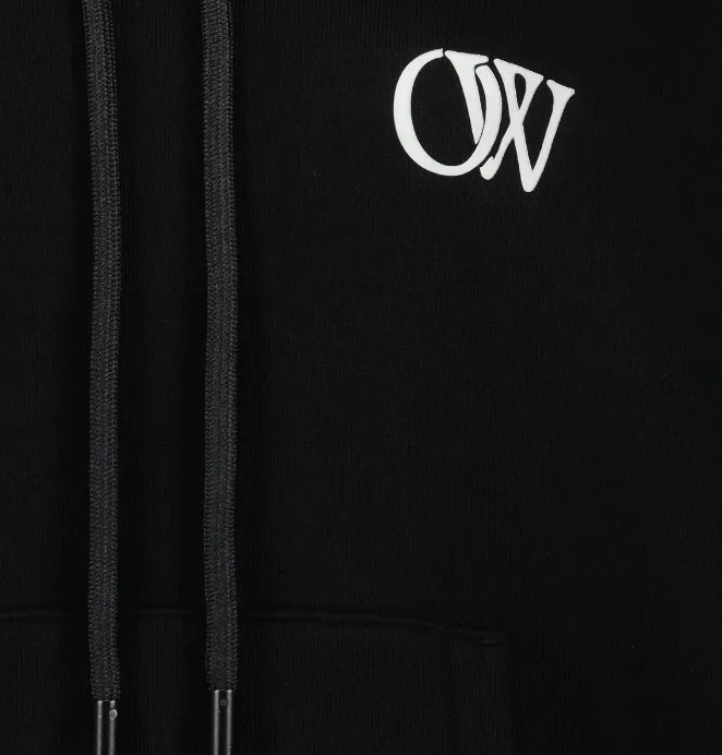 Off-White  |Street Style Logo Hoodies & Sweatshirts