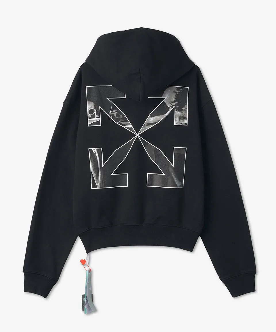 Off-White  |Street Style Long Sleeves Plain Cotton Logo Hoodies