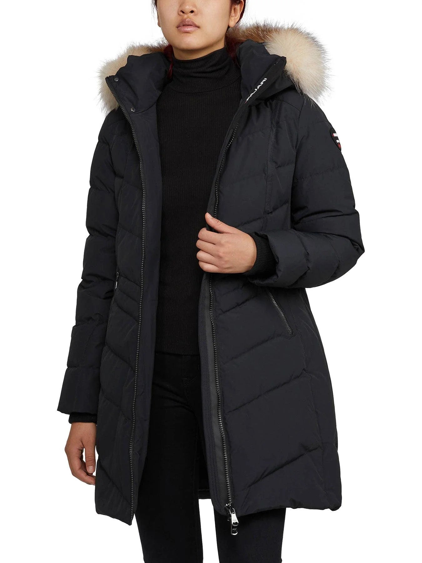 Pajar Womens January Quilted Puffer Jacket - BLACK/CRYSTAL