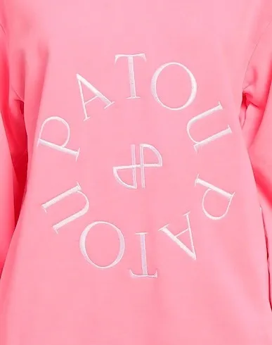 PATOU  |Crew Neck Long Sleeves Plain Logo Hoodies & Sweatshirts