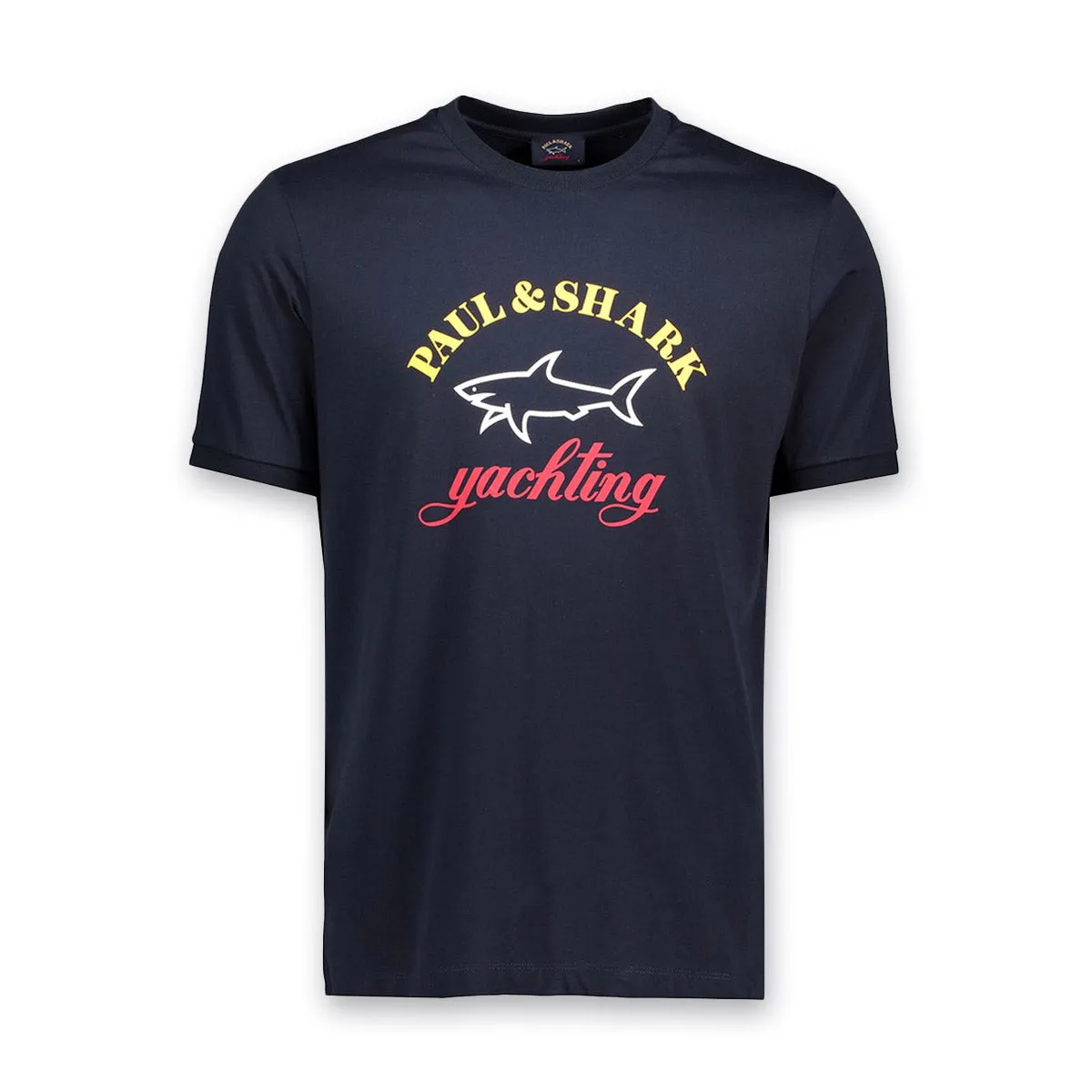 Paul & Shark - Printed Logo T-Shirt in Navy