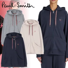 Paul Smith  |Heart Long Sleeves Plain Cotton Hoodies & Sweatshirts