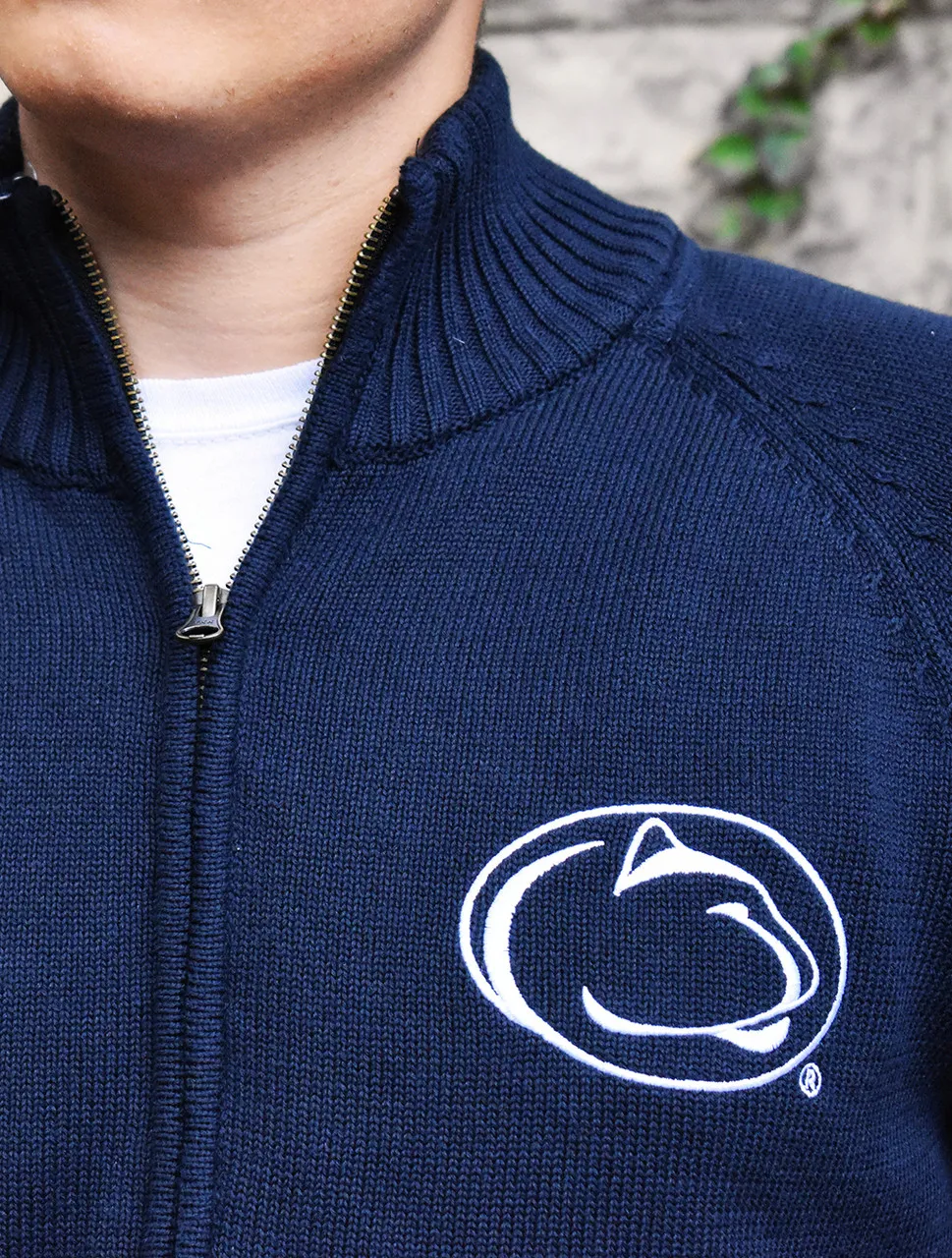 Penn State Full Zip Sweater | Bruzer