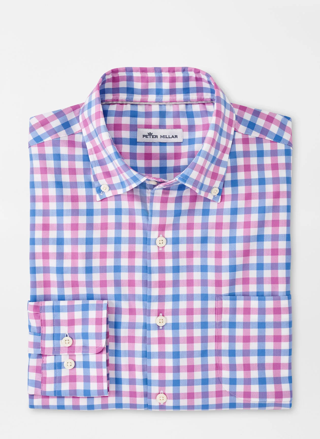 PETER MILLAR Cortland Crown Lite Cotton-Stretch Sport Shirt