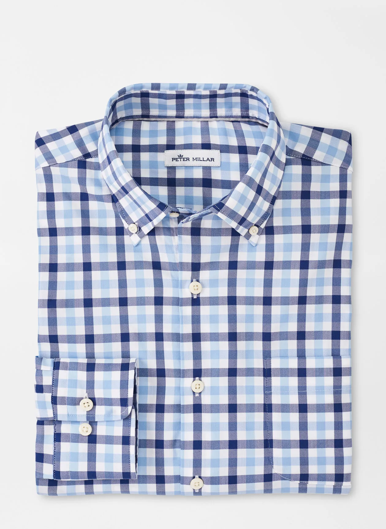 PETER MILLAR Cortland Crown Lite Cotton-Stretch Sport Shirt