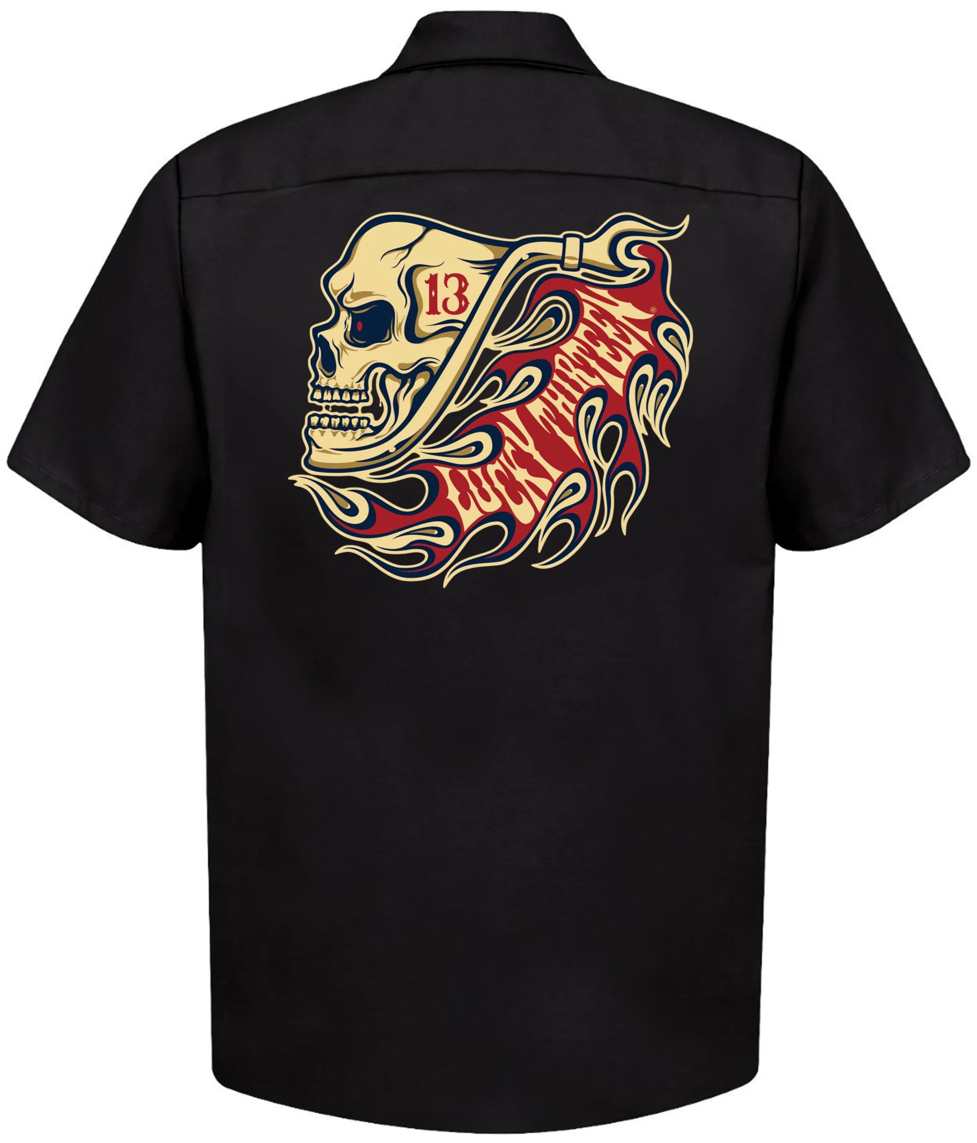 Pipe Skull Work Shirt