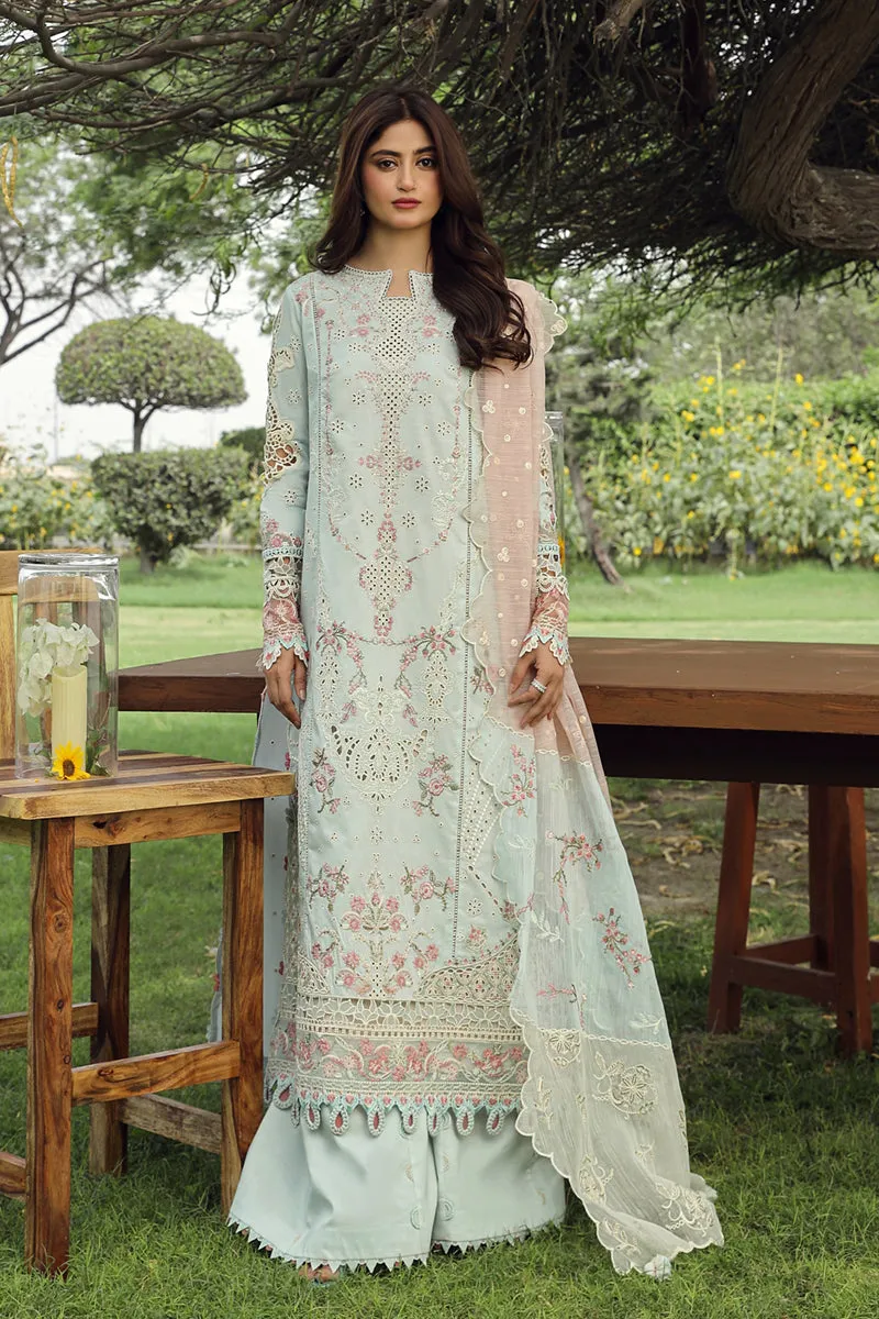 Qalamkar Festive Chikankari Lawn Unstitched 3Pc Suit PS-01 ALIZAY