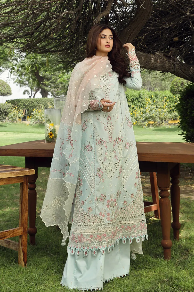 Qalamkar Festive Chikankari Lawn Unstitched 3Pc Suit PS-01 ALIZAY