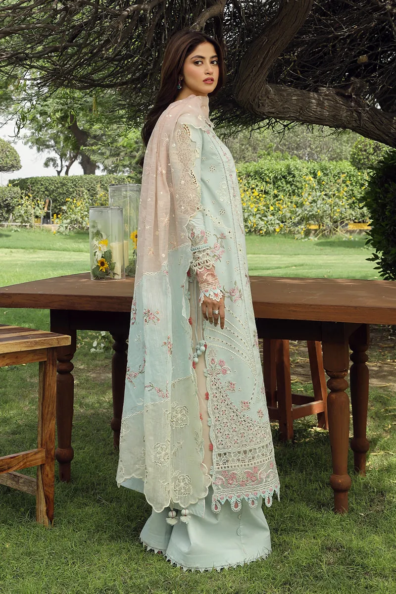 Qalamkar Festive Chikankari Lawn Unstitched 3Pc Suit PS-01 ALIZAY