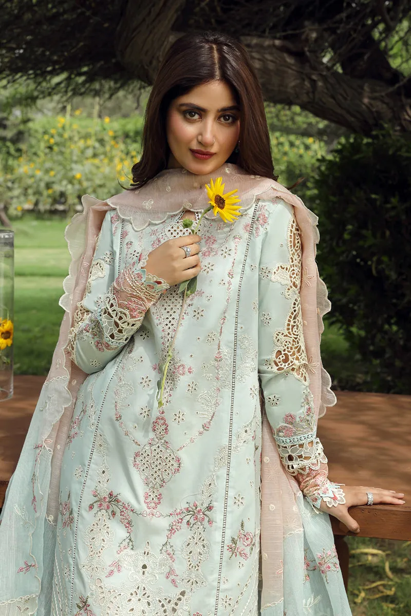 Qalamkar Festive Chikankari Lawn Unstitched 3Pc Suit PS-01 ALIZAY