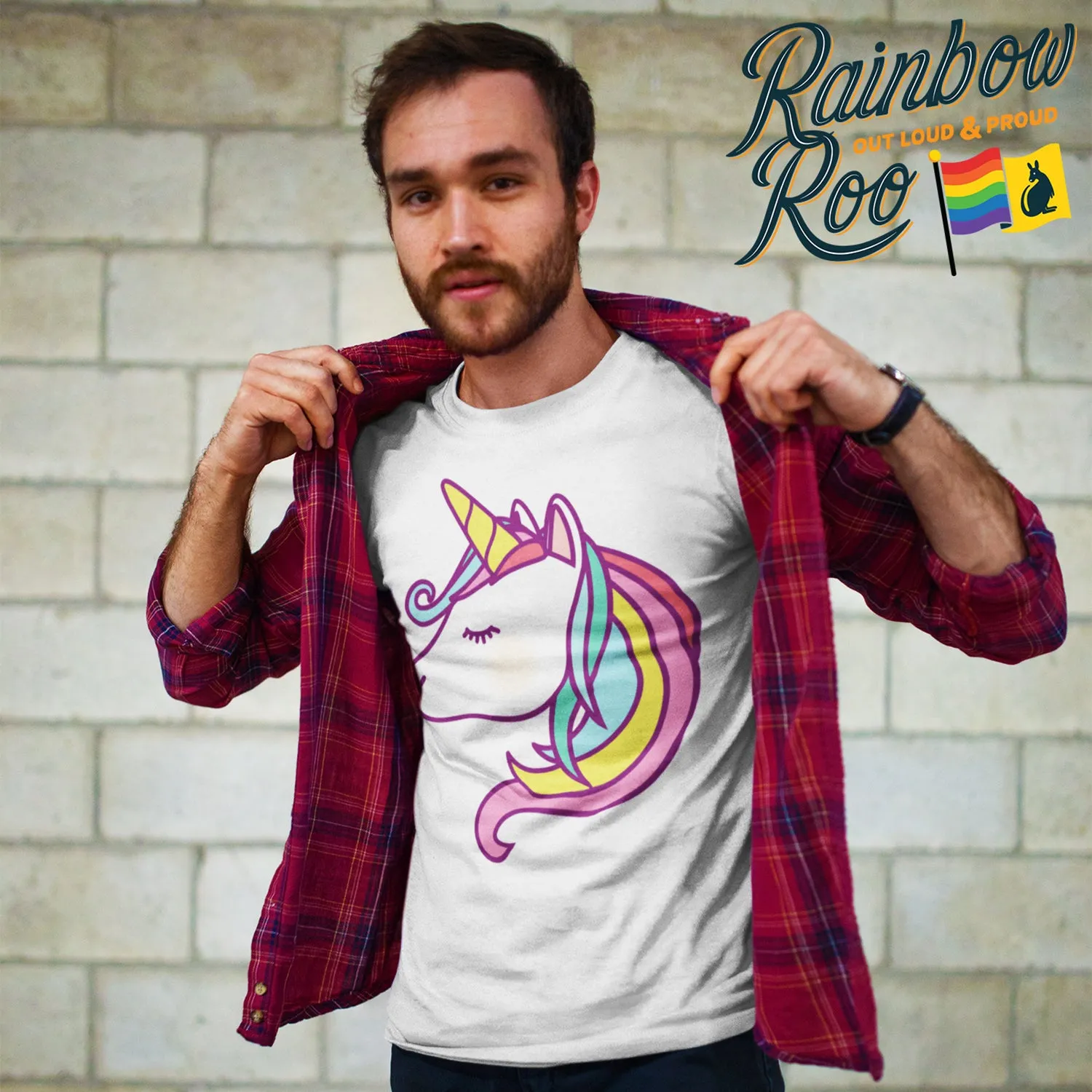 Rainbow Unicorn T-Shirt Unisex (LG001)