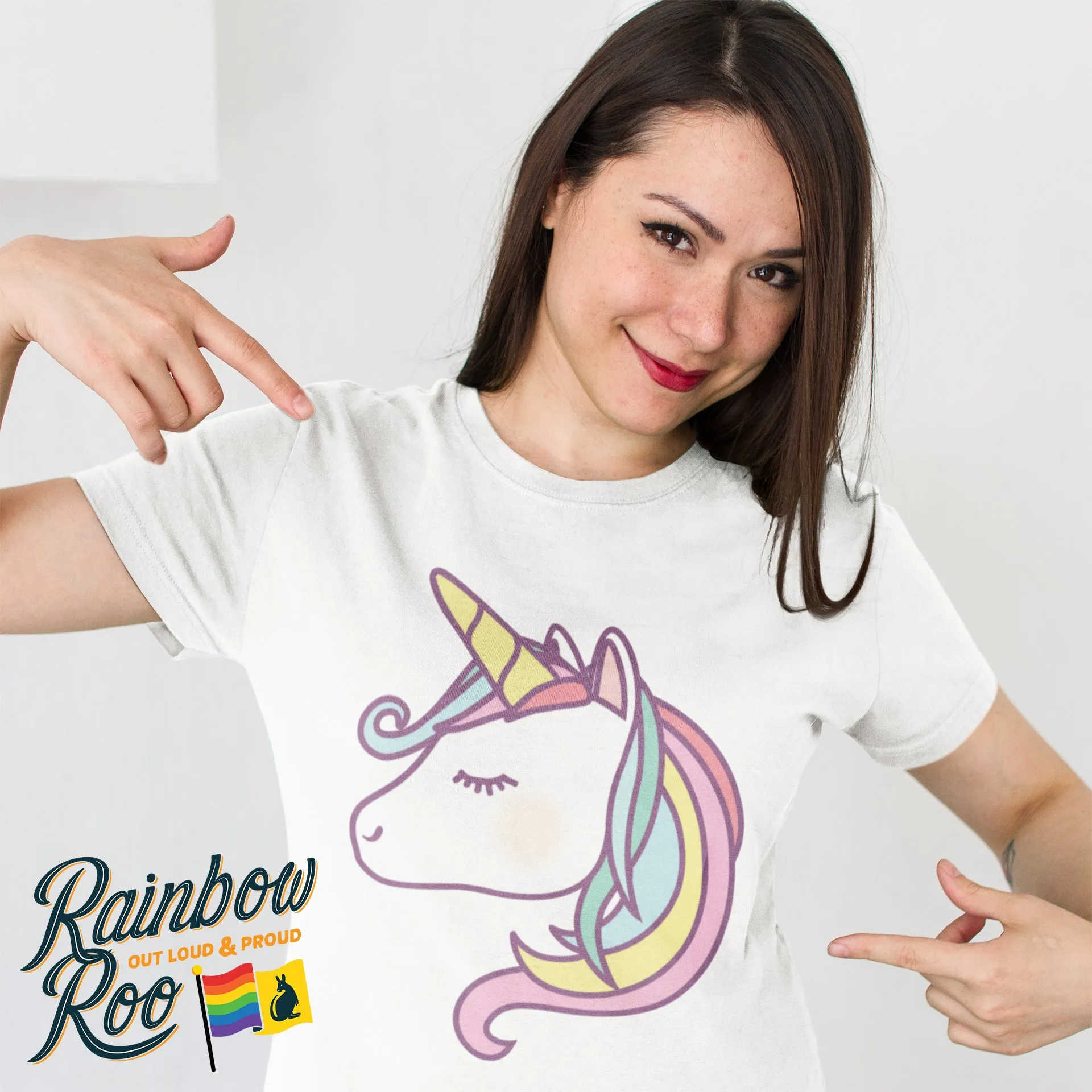 Rainbow Unicorn T-Shirt Unisex (LG001)