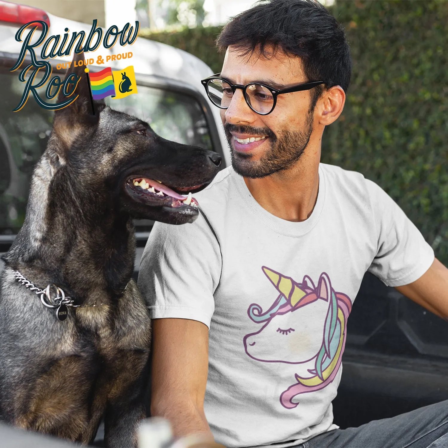 Rainbow Unicorn T-Shirt Unisex (LG001)