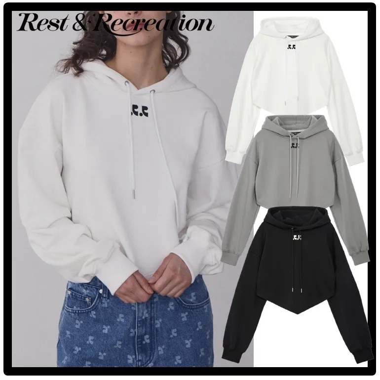 Rest & Recreation  |Street Style Logo Hoodies & Sweatshirts