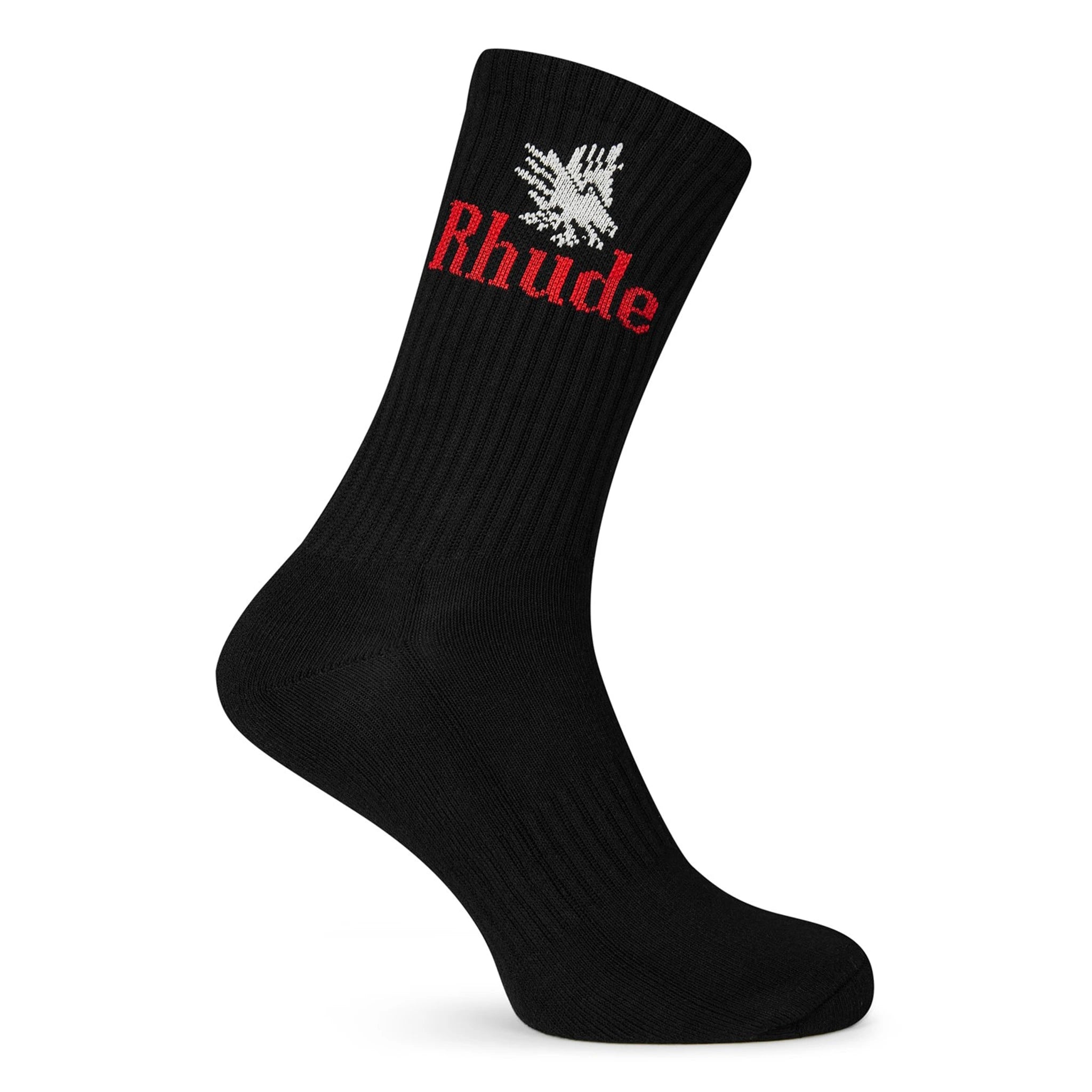 Rhude Eagles Black Socks