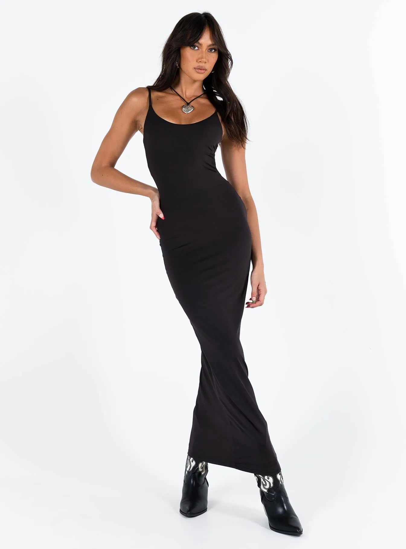 Riana Maxi Dress Black