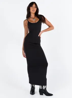 Riana Maxi Dress Black