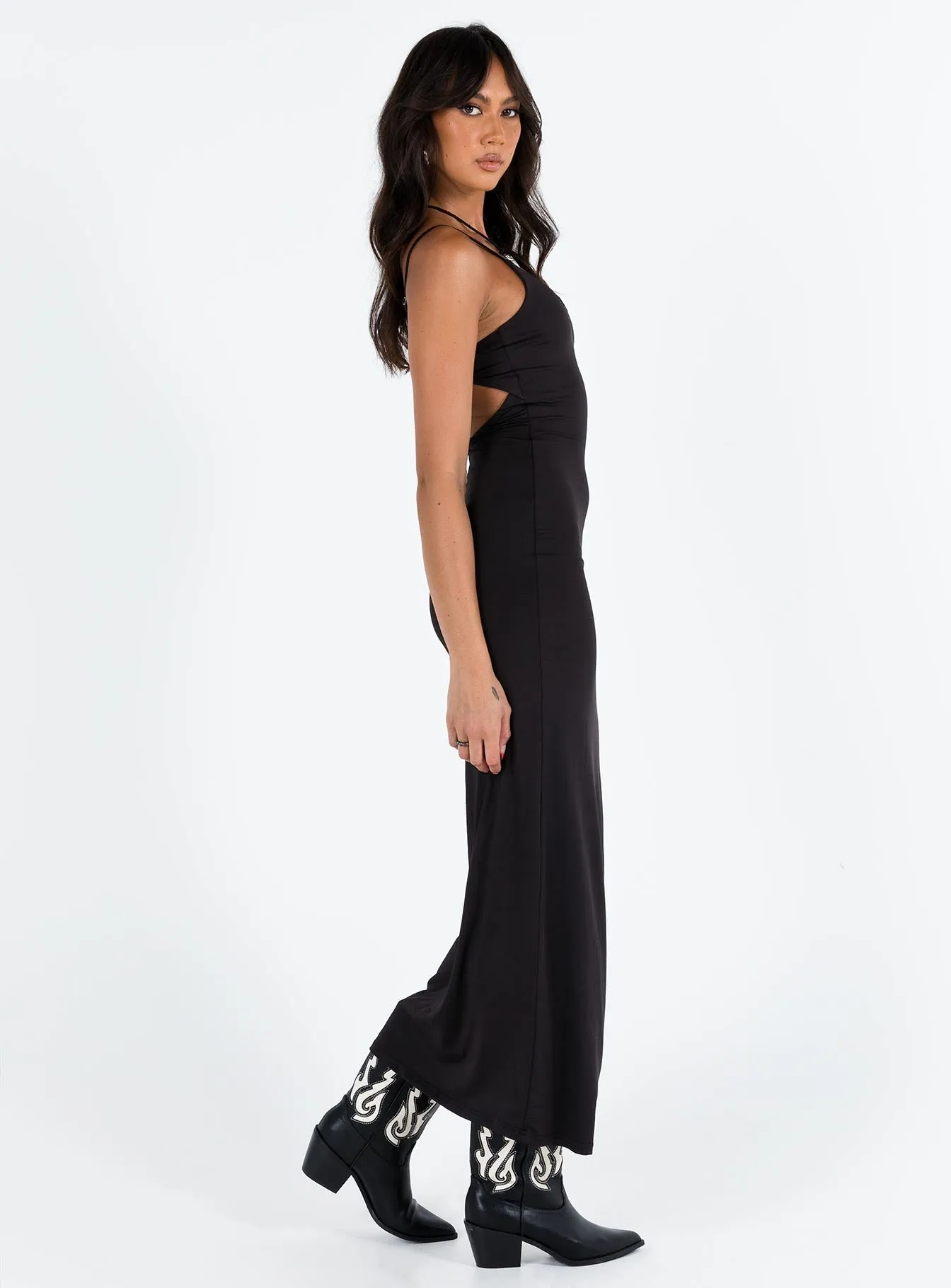 Riana Maxi Dress Black