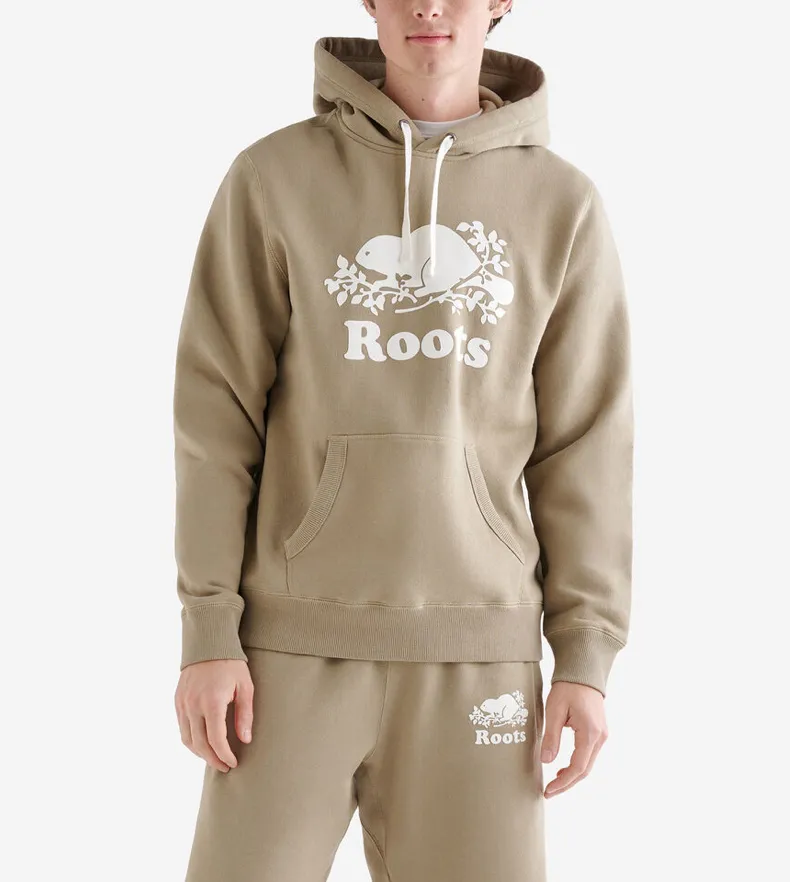 Roots  |Unisex Sweat Long Sleeves Plain Other Animal Patterns Khaki