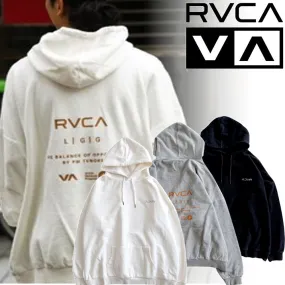 RVCA  |Unisex Street Style Long Sleeves Plain Logo Hoodies