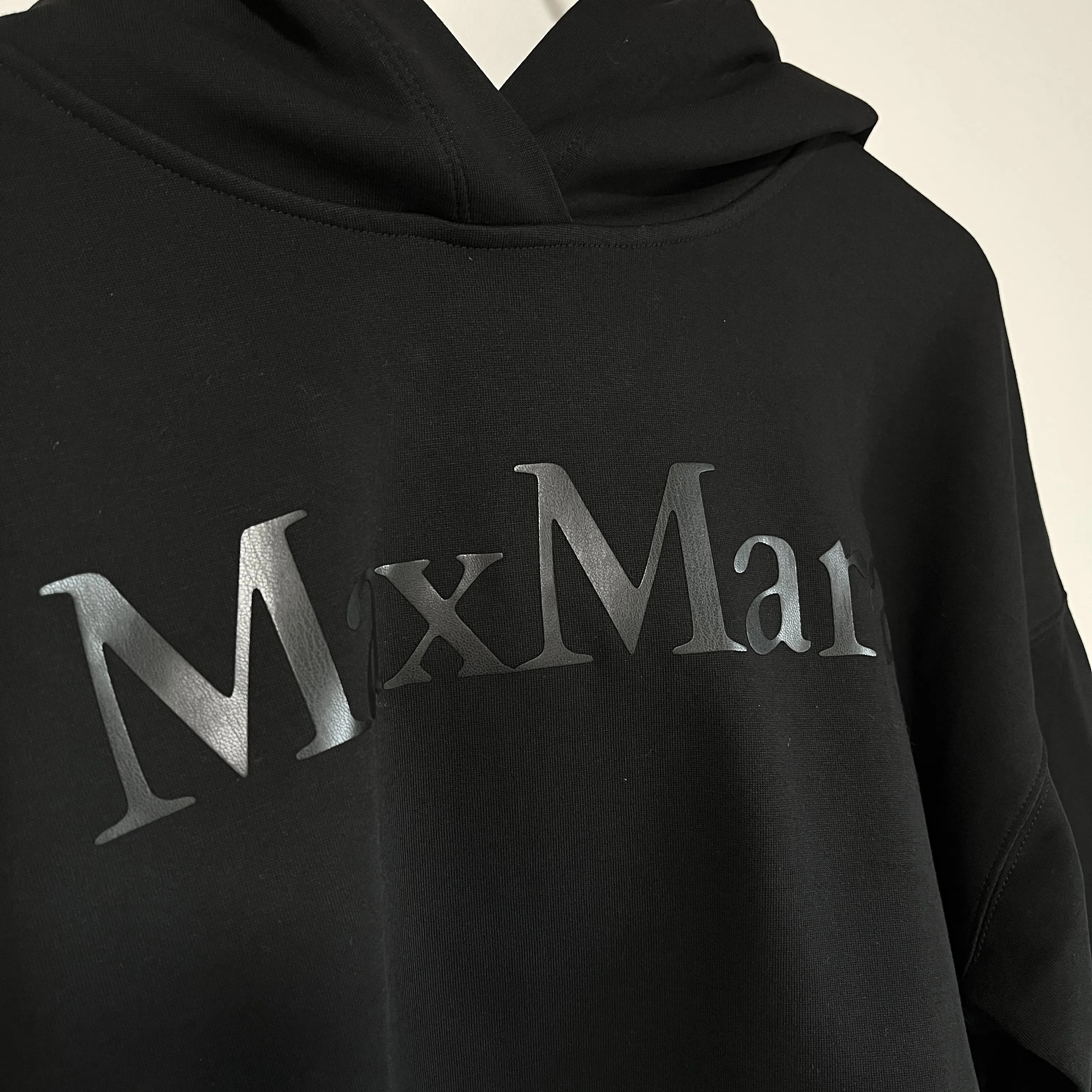 S Max Mara  |Long Sleeves Plain Logo Hoodies & Sweatshirts