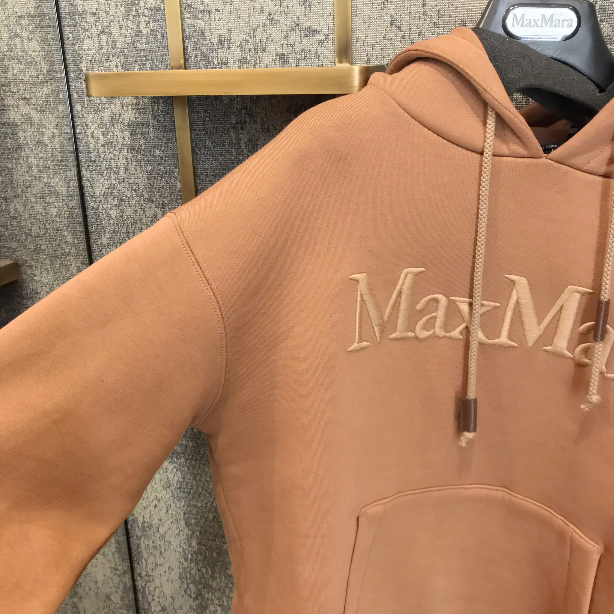 S Max Mara  |Plain Cotton Logo Hoodies & Sweatshirts