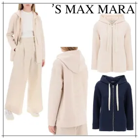 S Max Mara  |Plain Logo Hoodies & Sweatshirts