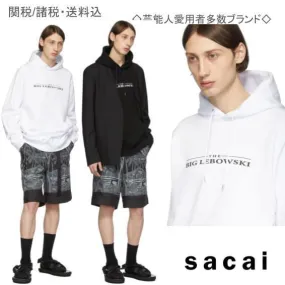 sacai  |Street Style Long Sleeves Cotton Designers Hoodies