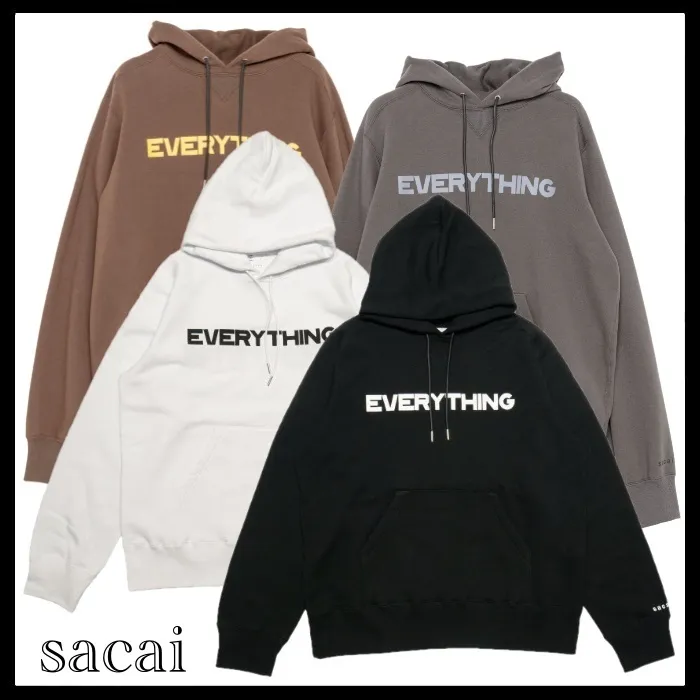 sacai  |Unisex Street Style Long Sleeves Cotton Logo Designers