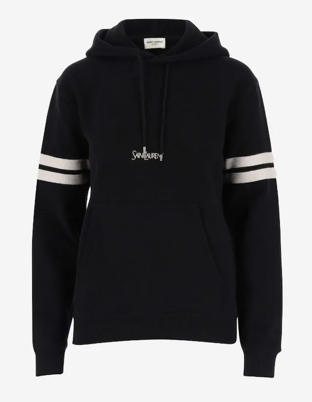 Saint Laurent  |Street Style Cotton Logo Hoodies & Sweatshirts