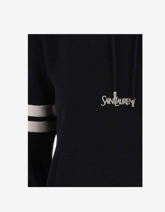 Saint Laurent  |Street Style Cotton Logo Hoodies & Sweatshirts