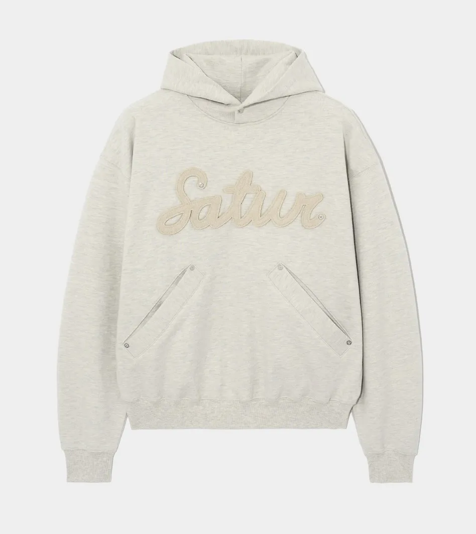 SATUR  |Street Style Logo Hoodies