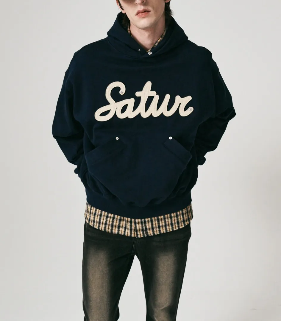 SATUR  |Street Style Logo Hoodies