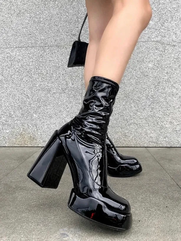 Selene-400 Ankle Heel Boots