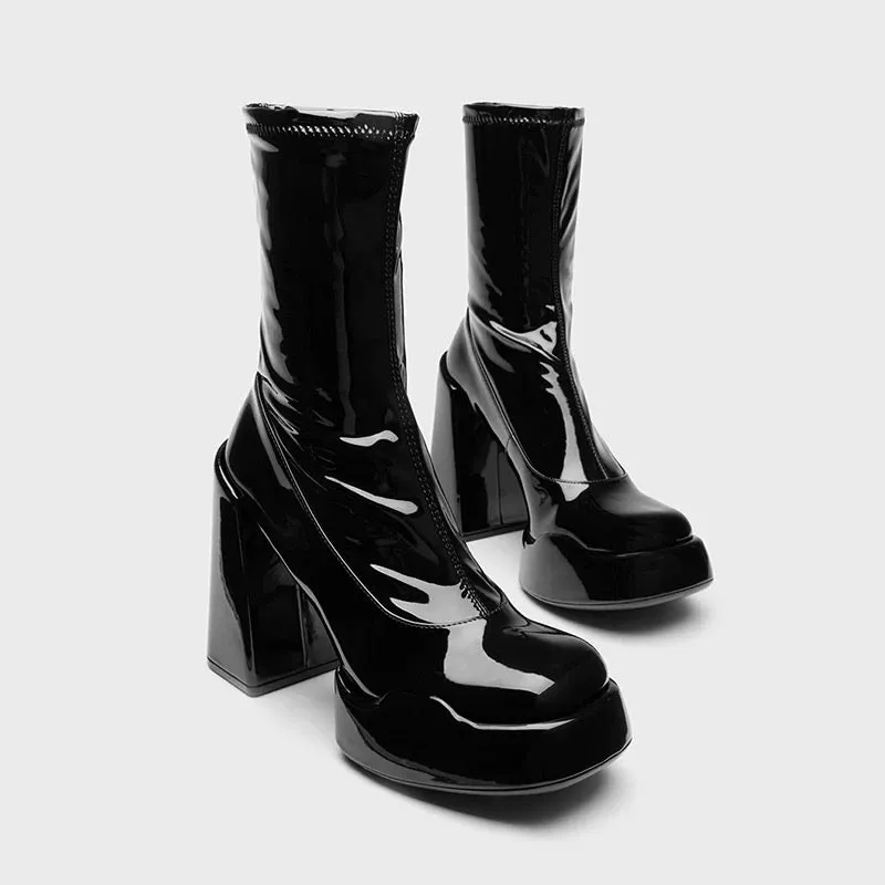 Selene-400 Ankle Heel Boots