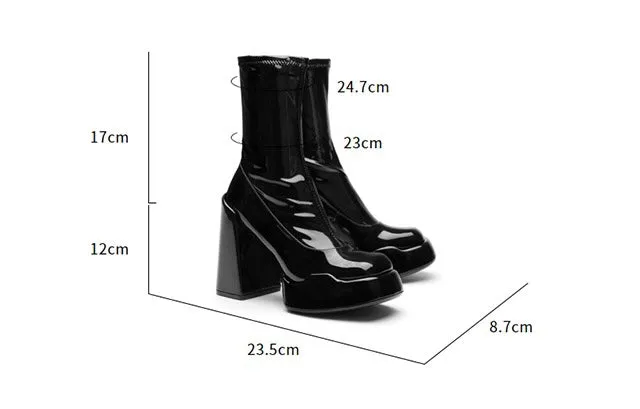 Selene-400 Ankle Heel Boots