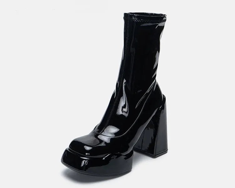 Selene-400 Ankle Heel Boots