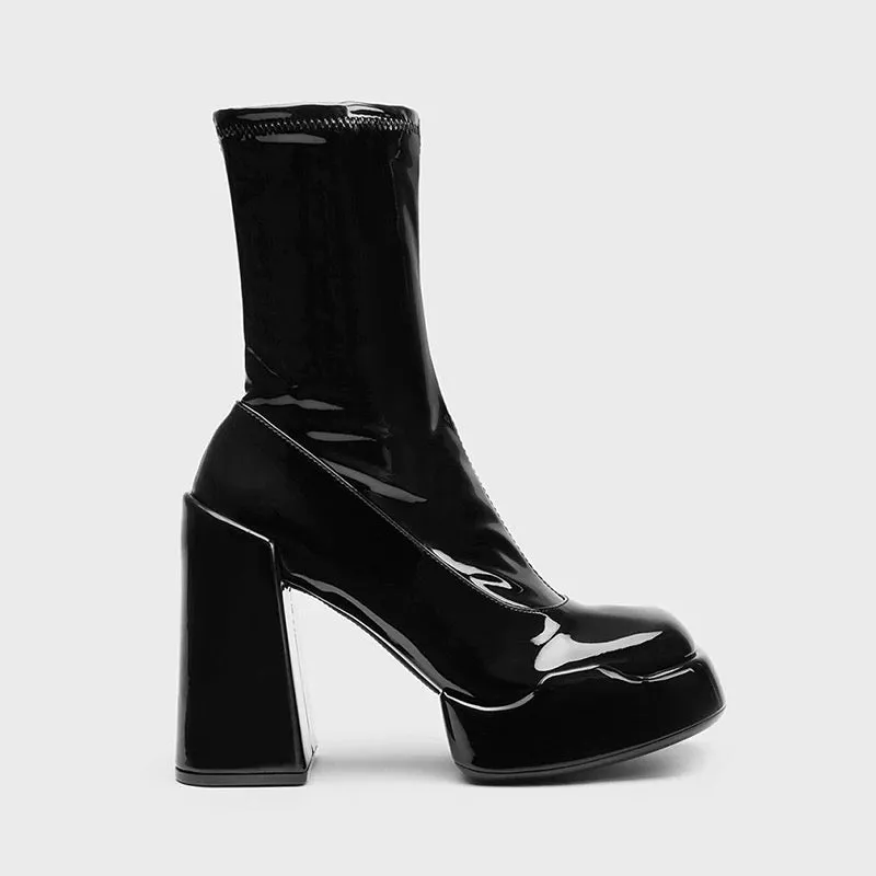 Selene-400 Ankle Heel Boots