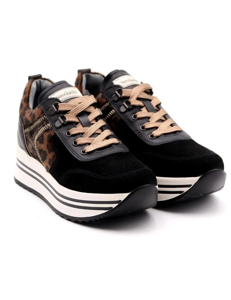 SNEAKER NERO GIARDINI DONNA NERO I013290D/100