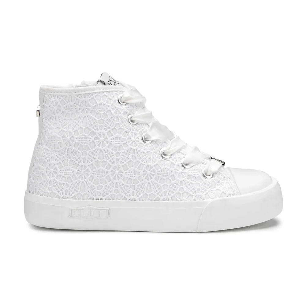 Sneakers Alte Bianche Pizzo