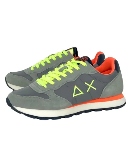 SNEAKERS GRIGIE Z33102 TOM SOLID FLUO