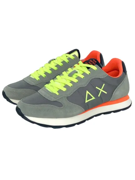 SNEAKERS GRIGIE Z33102 TOM SOLID FLUO