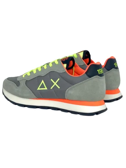 SNEAKERS GRIGIE Z33102 TOM SOLID FLUO