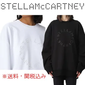 Stella McCartney  |Crew Neck Long Sleeves Cotton Logo Hoodies & Sweatshirts