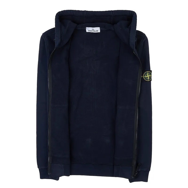 STONE ISLAND  |Street Style Long Sleeves Plain Cotton Logo Hoodies