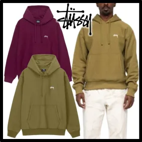 STUSSY  |Street Style Logo Skater Style Hoodies